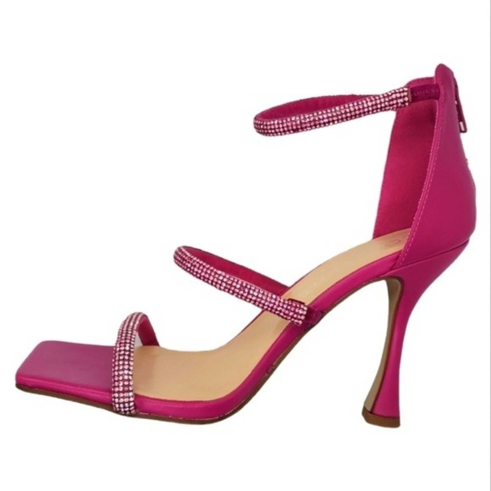 Pink Rhinestone Heels